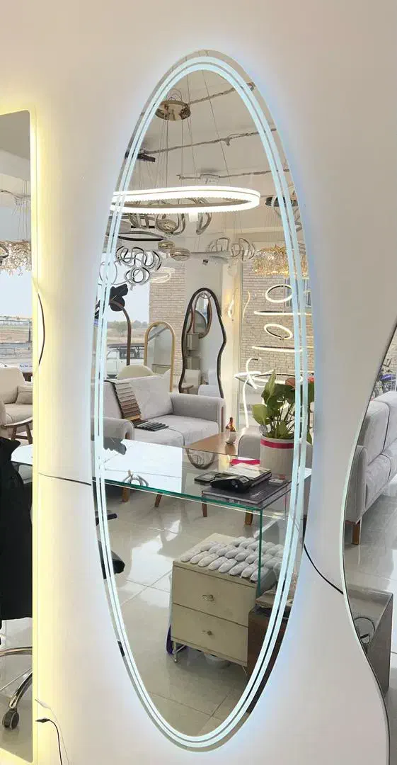 آینه بیضی تاچ لمسی دوخط لیزر|آینه|همدان, |دیوار