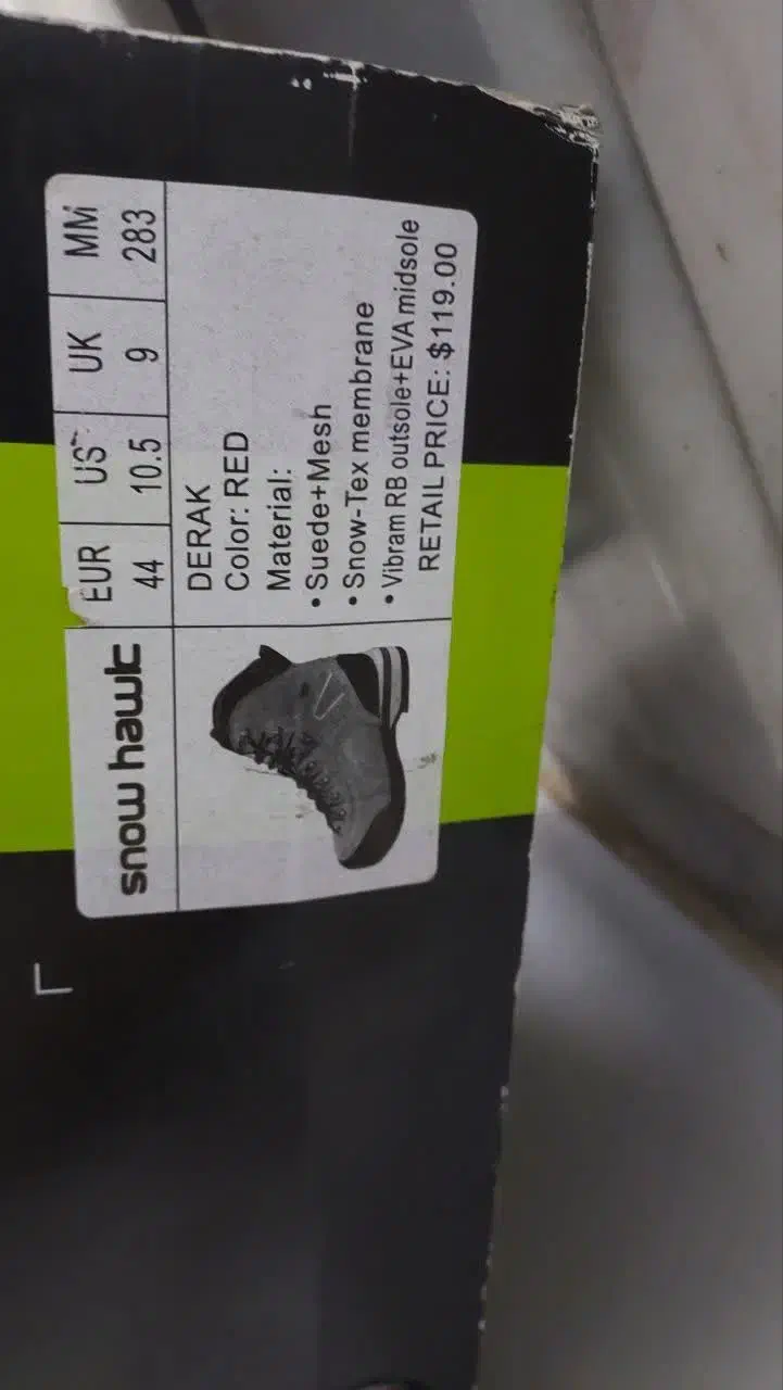 فروش کفش کوهنوردی (اسنوهاک مدل Derak)|کوهنوردی و کمپینگ|نیشابور, شهرک بهداری|دیوار