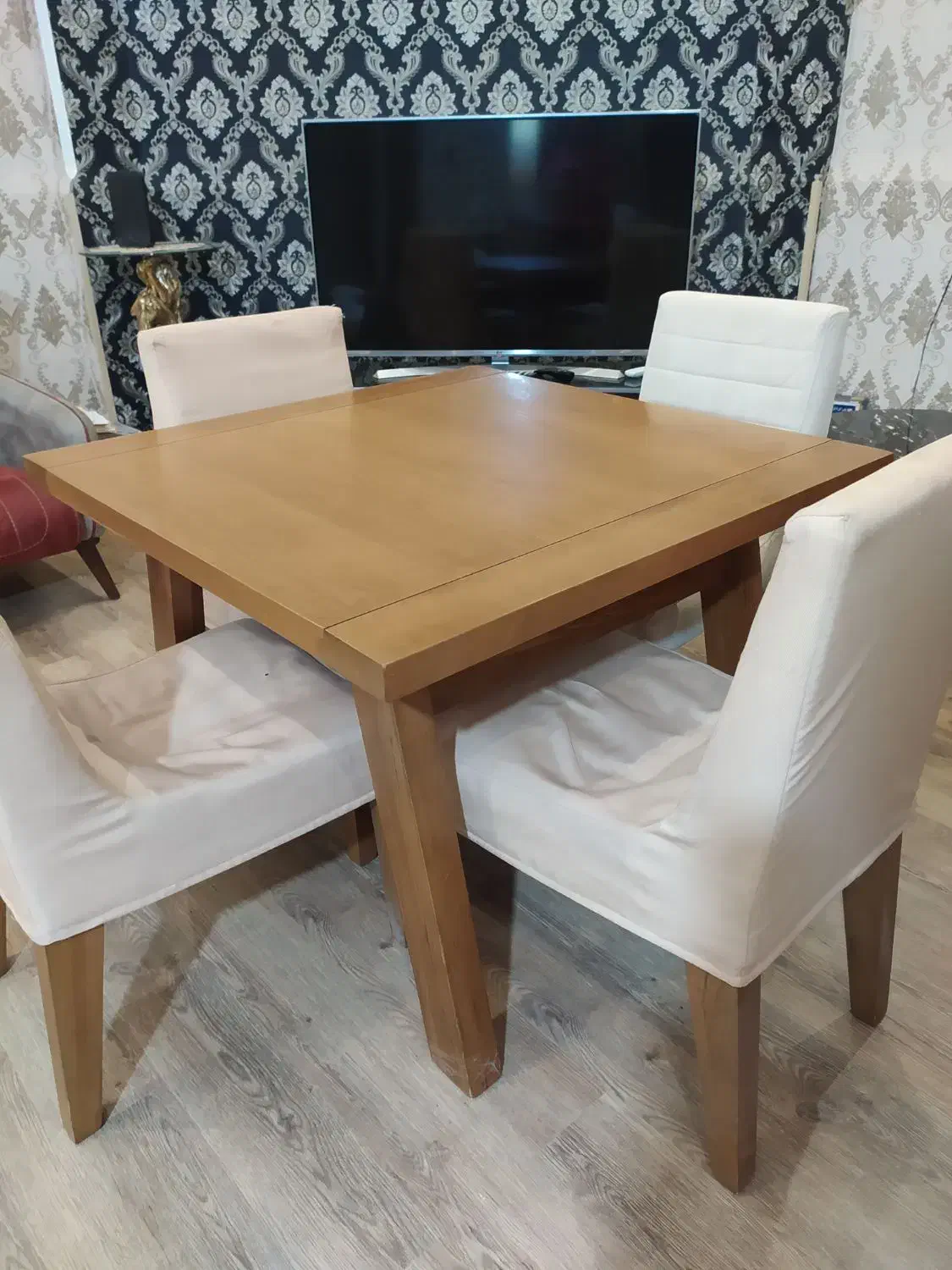 نهارخوری چهارنفره،شرکتی|میز و صندلی غذاخوری|کرمانشاه, |دیوار