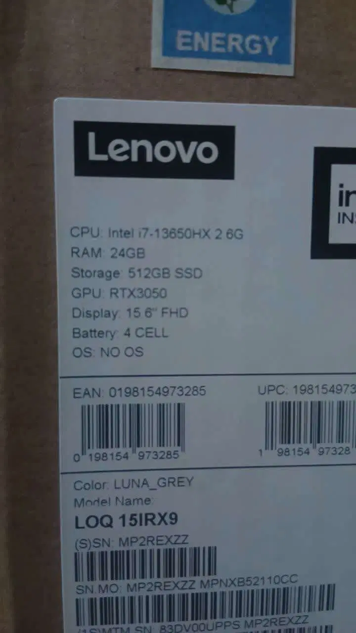 Lenovo LOQ 15IRX9|رایانه همراه|اصفهان, نقش جهان|دیوار