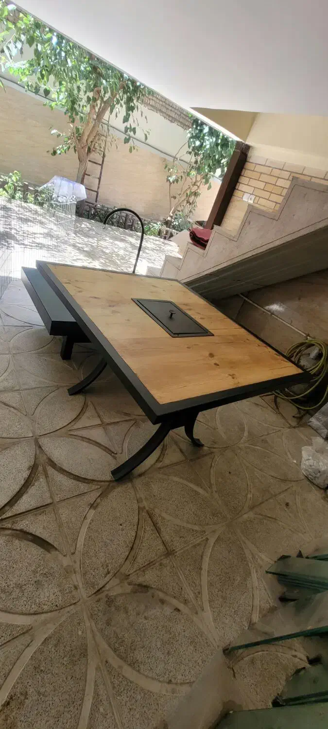 میز ترمو وود و روستیک گردو|میز و صندلی غذاخوری|پاکدشت, پاکدشت (مامازند)|دیوار