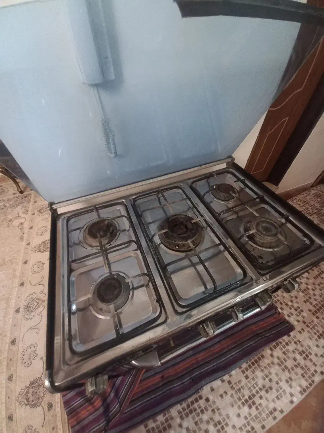 اجاق گاز طرح فر پنج شعله سینجر|اجاق گاز و لوازم برقی پختوپز|میانه, |دیوار