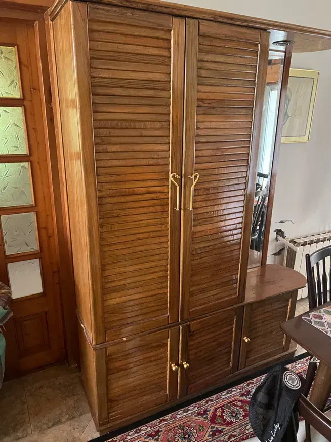 کمد لباس و جاکفشی آینه و چراغ دار|جاکفشی، کمد، دراور|آمل, |دیوار