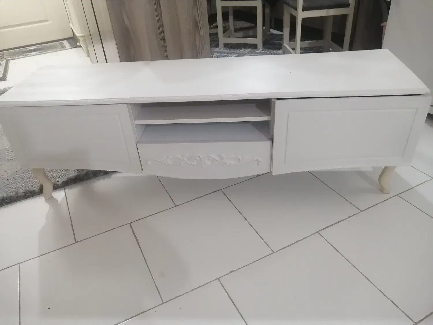 میز تلویزیون سفیدشیری|میز تلویزیون|رشت, کوی مهر|دیوار