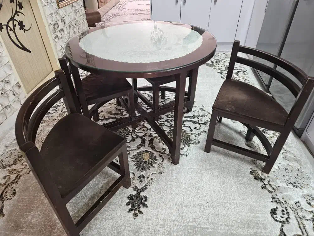 میز ناهار خوری 4نفره|میز و صندلی غذاخوری|تهران, صادقیه|دیوار