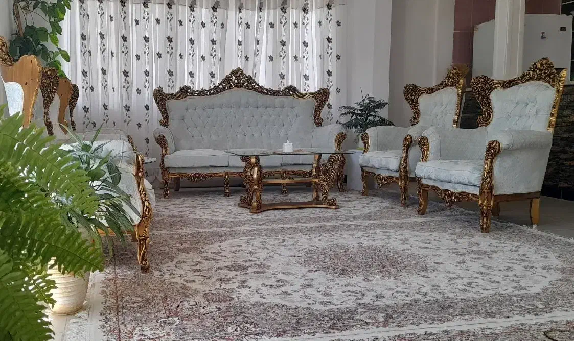 مبل سلطنتی ۷ نفره|مبلمان خانگی و میز عسلی|مریوان, |دیوار