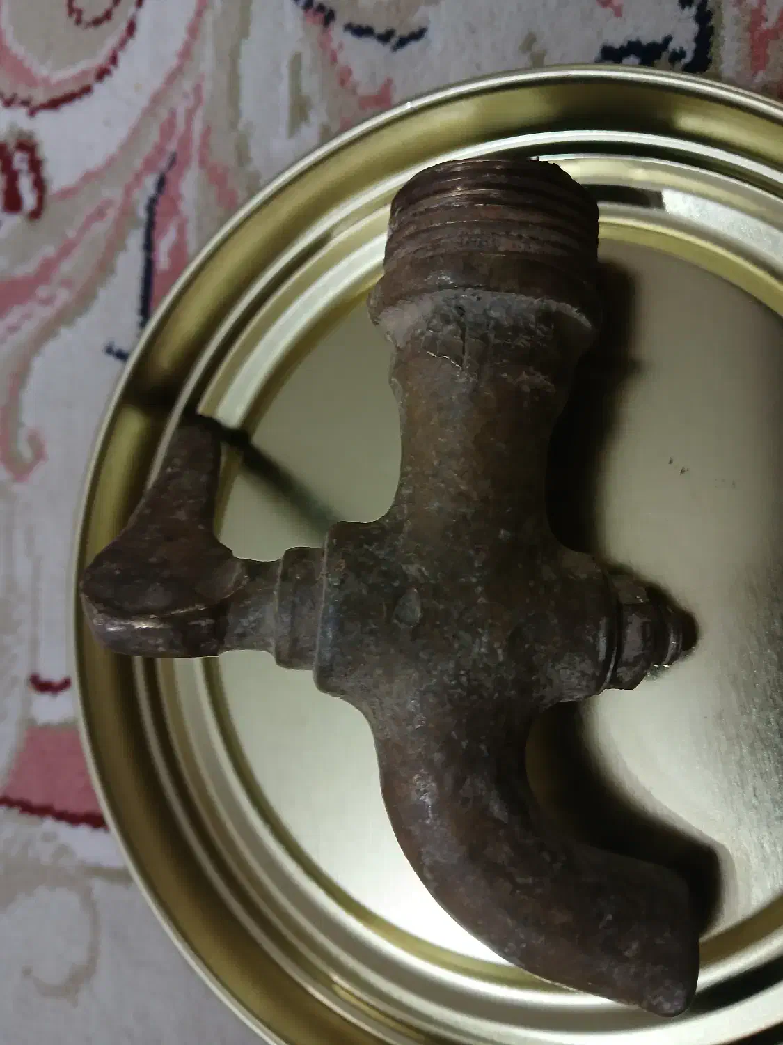 دوعدد شیر برنجی قدیمی مهردار|کلکسیون اشیاء عتیقه|رودهن, |دیوار