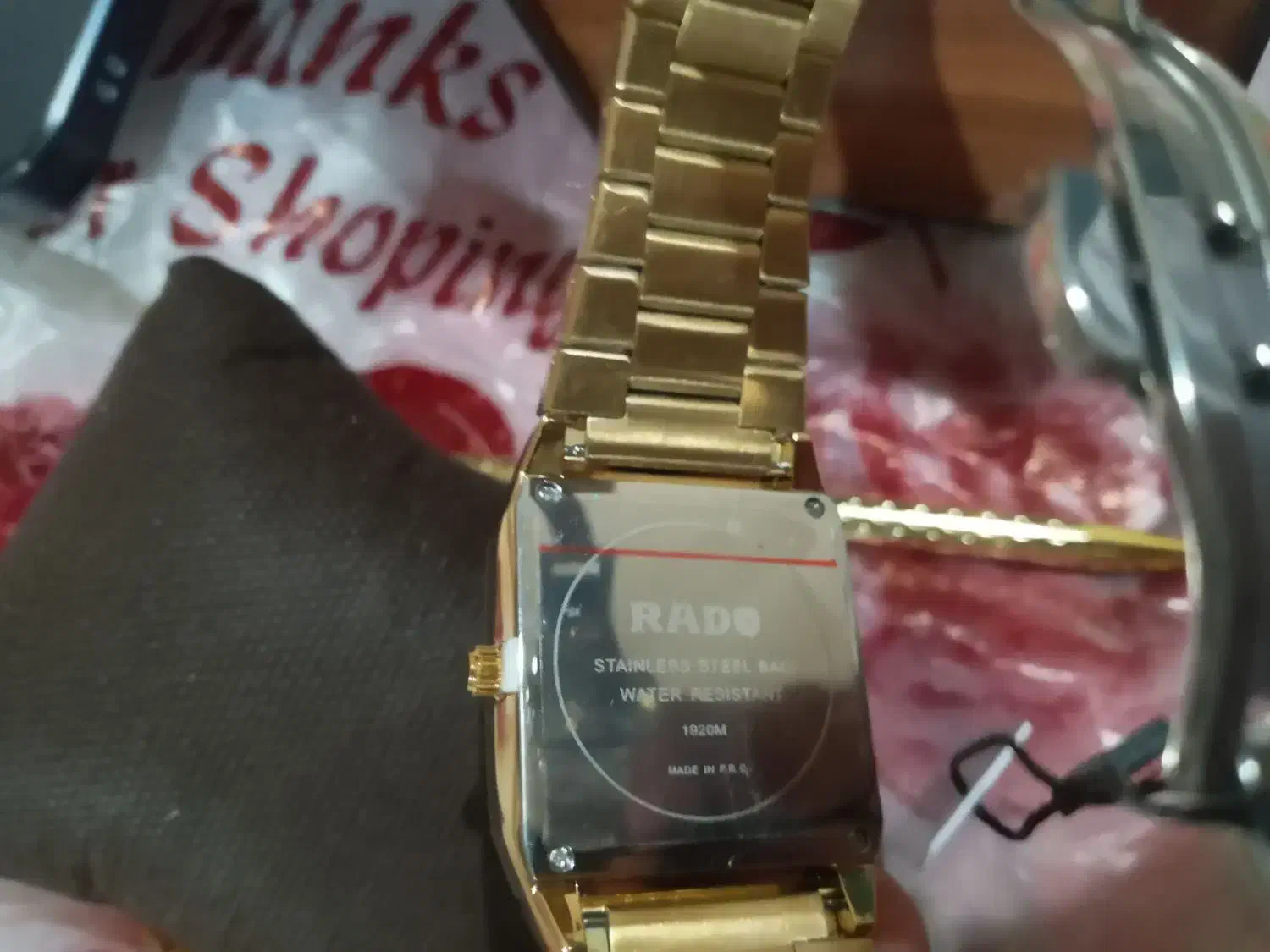 رادو رنگ طلای   نونو آکبنده تو جعبه ضداب|ساعت|خاش, |دیوار