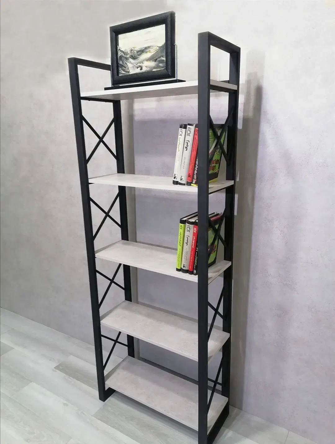 کتابخانه فلزی و ام دی اف|کتابخانه، شلف، قفسه‌های دیواری|تهران, مجیدآباد|دیوار