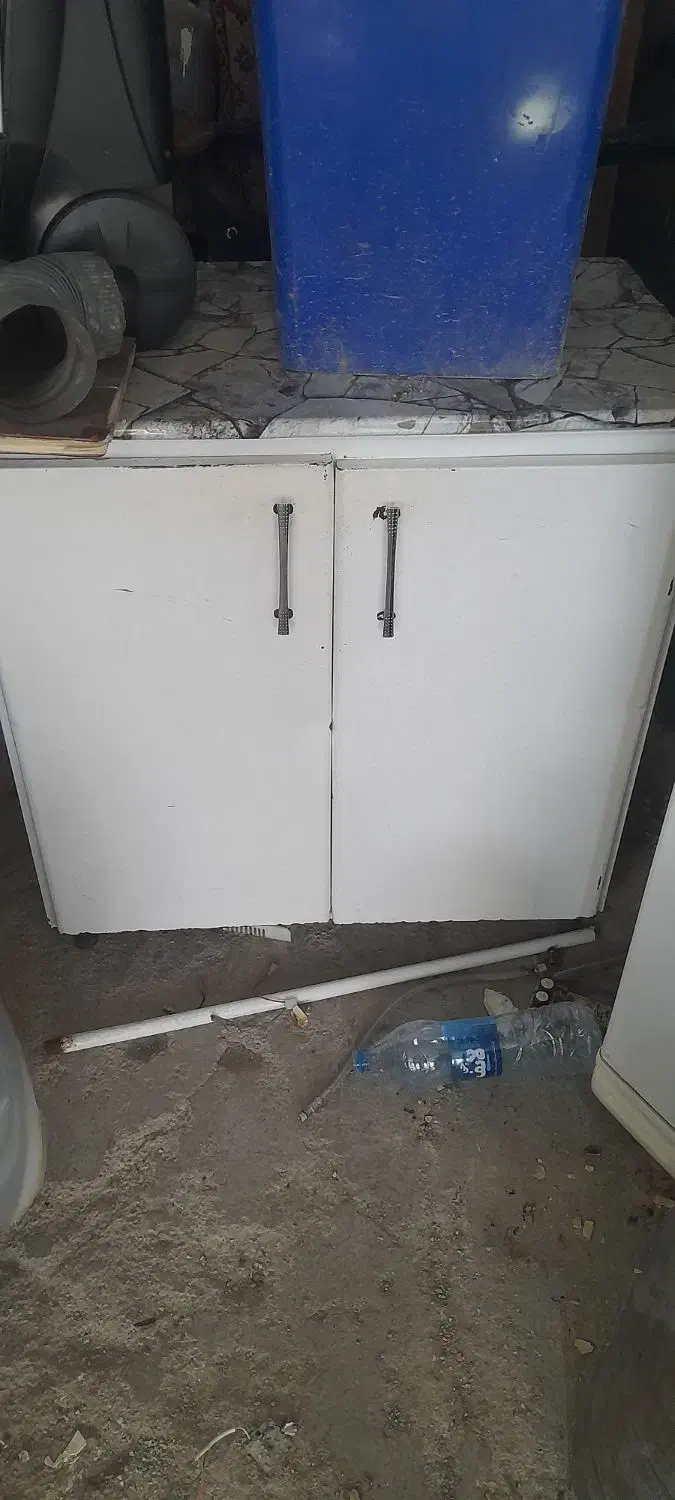 فروش کابینت فلزی زمینی ۲در زیر سماوری زیر سینک ۸۰|مصالح و تجهیزات ساختمان|رباط‌کریم, الارد|دیوار