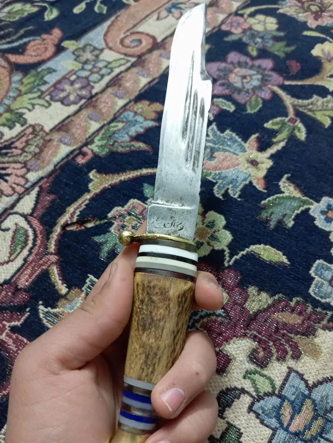 چاقو قدیمی دکوراسیونی|کلکسیون اشیاء عتیقه|کرمان, |دیوار