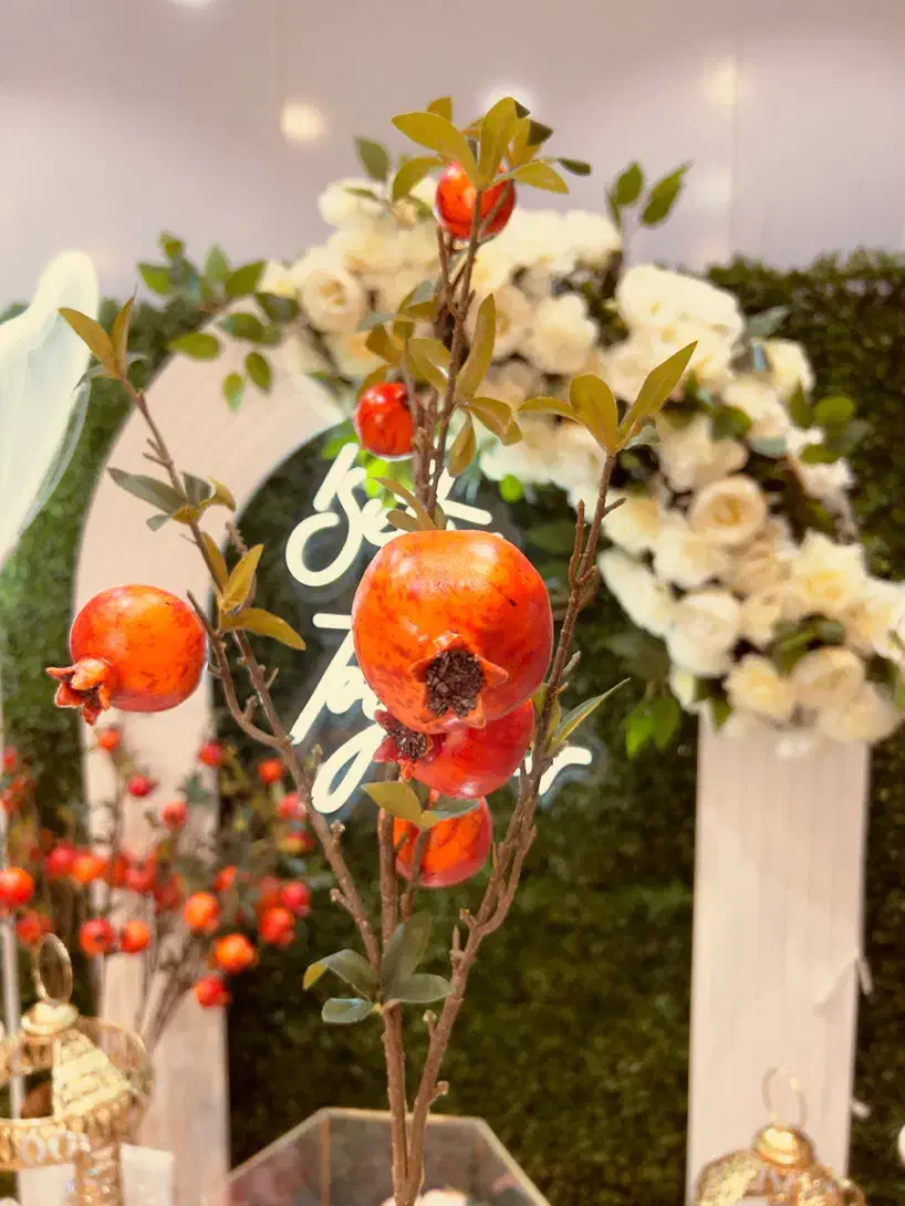 شاخه انار مصنوعی|گل مصنوعی|شیراز, وصال|دیوار