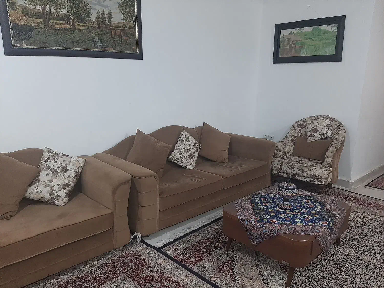 مبل ۸نفر|مبلمان خانگی و میز عسلی|اهواز, فولادشهر|دیوار