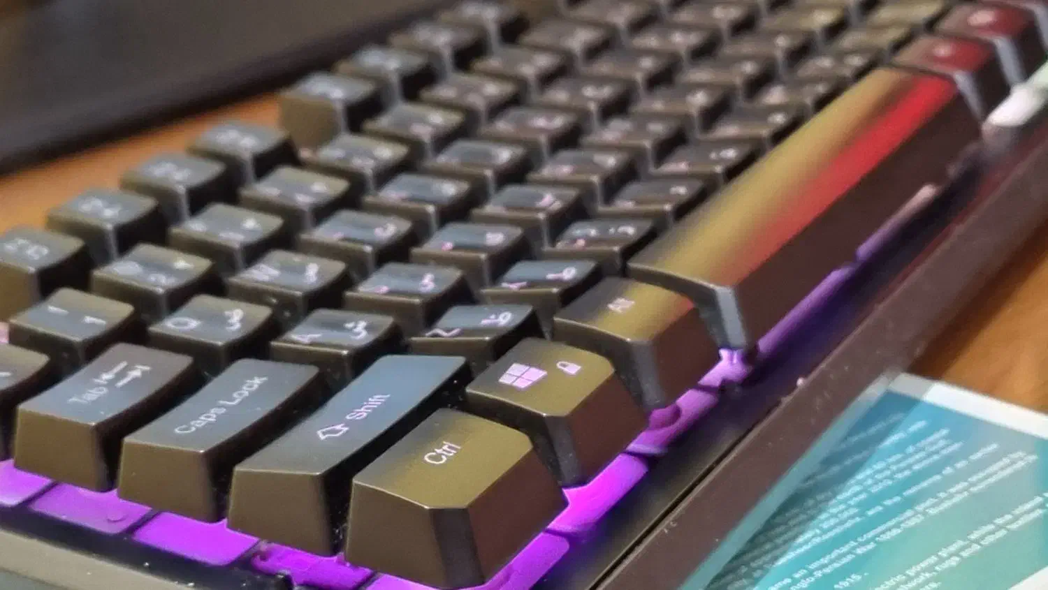 کیبورد گیمینگ گرین RGB|قطعات و لوازم جانبی رایانه|بوشهر, |دیوار