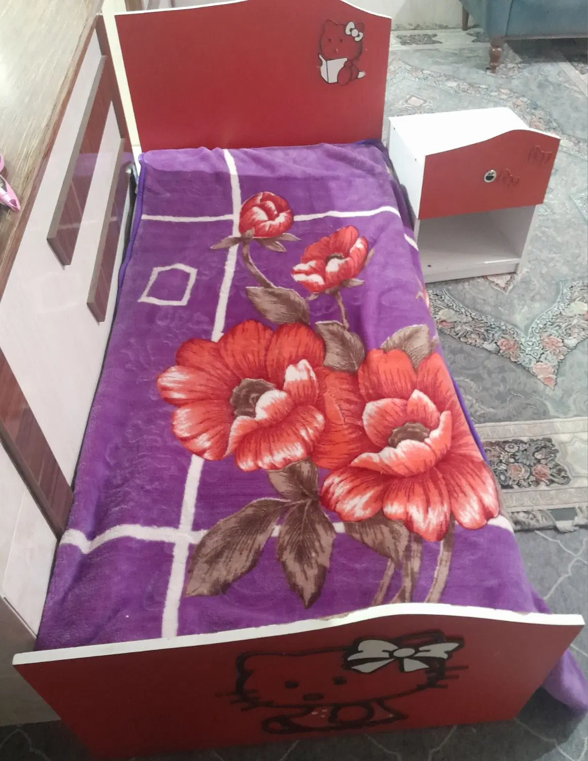 تخت کودک|تخت و سرویس خواب|گلپایگان, |دیوار