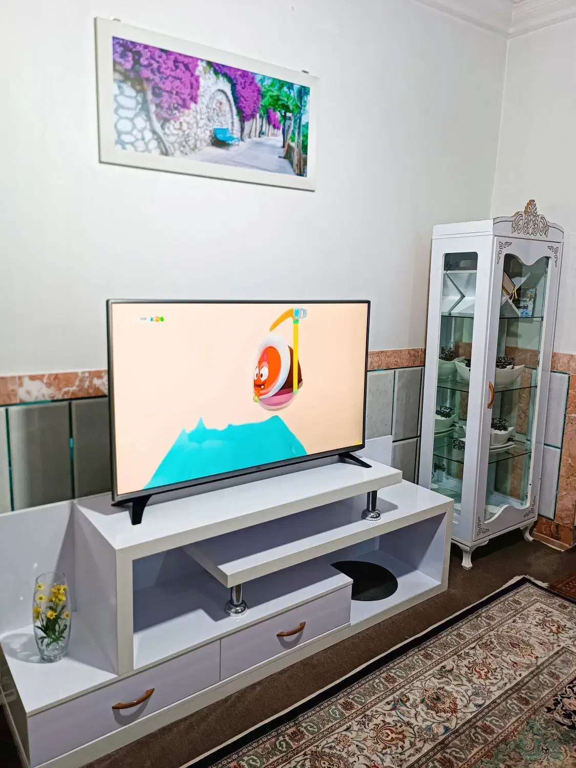 زیرتلویزیونی و بوفه|بوفه، ویترین، کنسول|گنبد کاووس, |دیوار