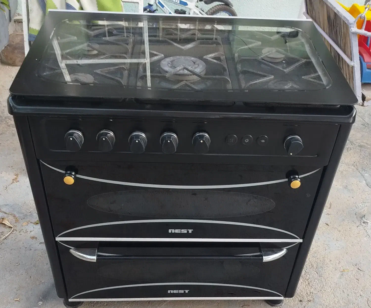 اجاق گاز طرح فر 5شعله|اجاق گاز و لوازم برقی پخت‌وپز|بوشهر, |دیوار