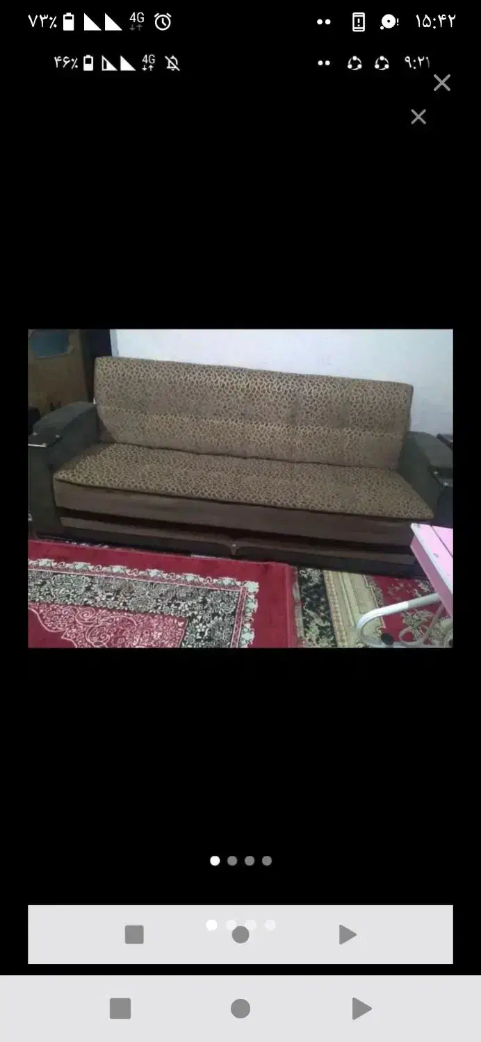 مبلمان تختخوابشو فنردار|مبلمان خانگی و میز عسلی|زابل, |دیوار