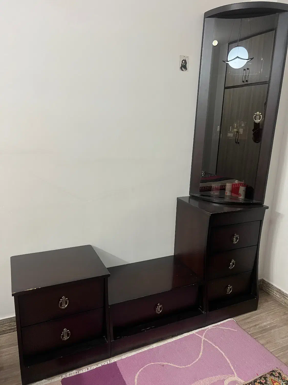 فروش کمد ومیز آرایش کامل|تخت و سرویس خواب|مبارکه, |دیوار