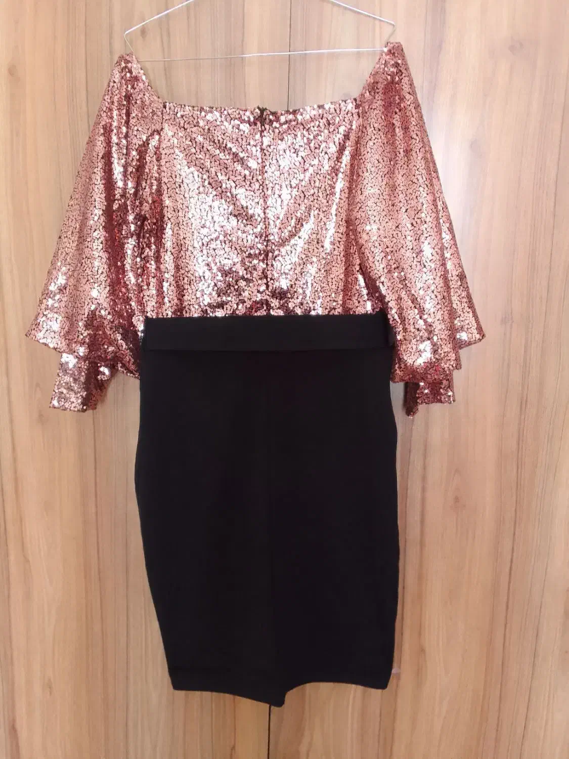 لباس مجلسی پولکی با کمربند تونیک ماکسی|لباس|گلبهار, شهر جدید گلبهار|دیوار