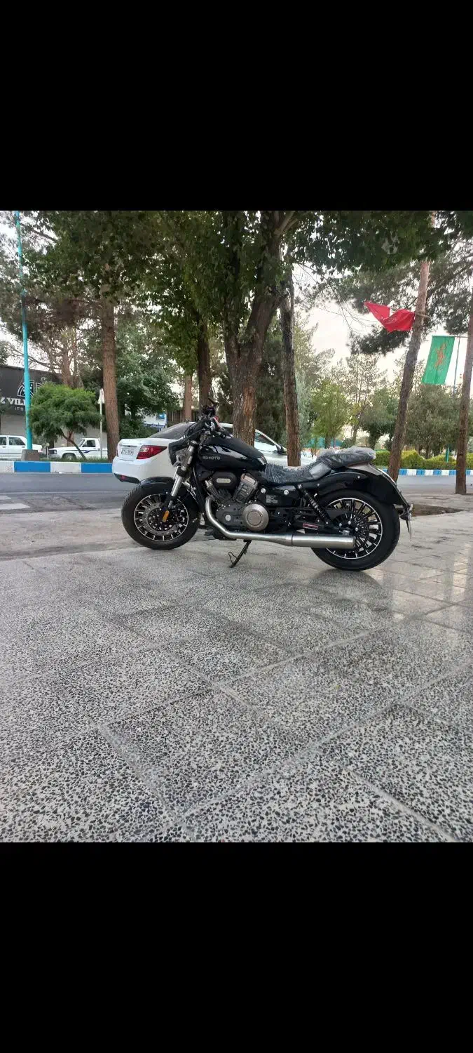 بندا راک مشکی مدل ۴۰۴|موتورسیکلت|ابرکوه, |دیوار