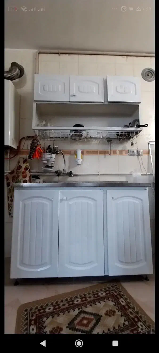 گاز فر دار دو جوجه گردان و کابینت|اجاق گاز و لوازم برقی پختوپز|ویسیان, |دیوار