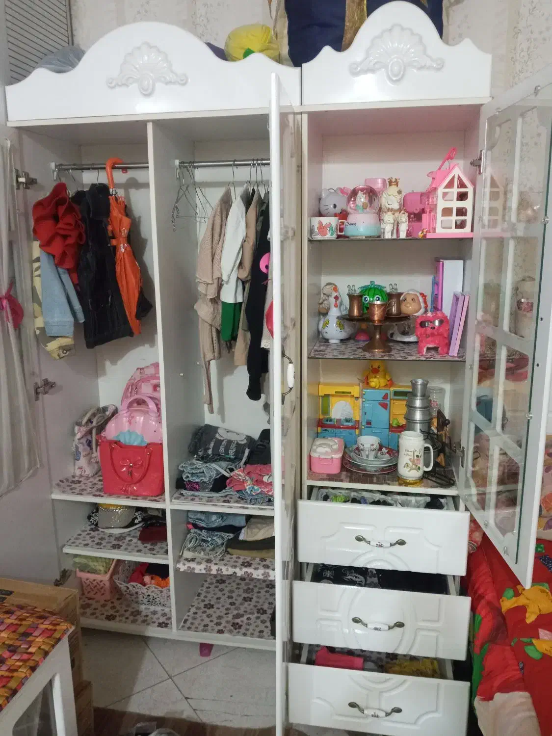 سرویس دخترانه|تخت و سرویس خواب|گلستان (تهران), |دیوار