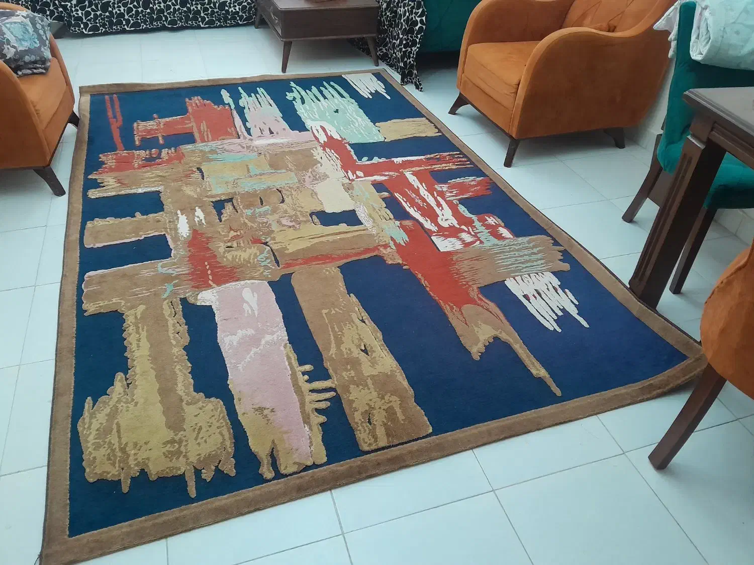 فرش فانتزی|فرش|فردیس, سرحدی|دیوار