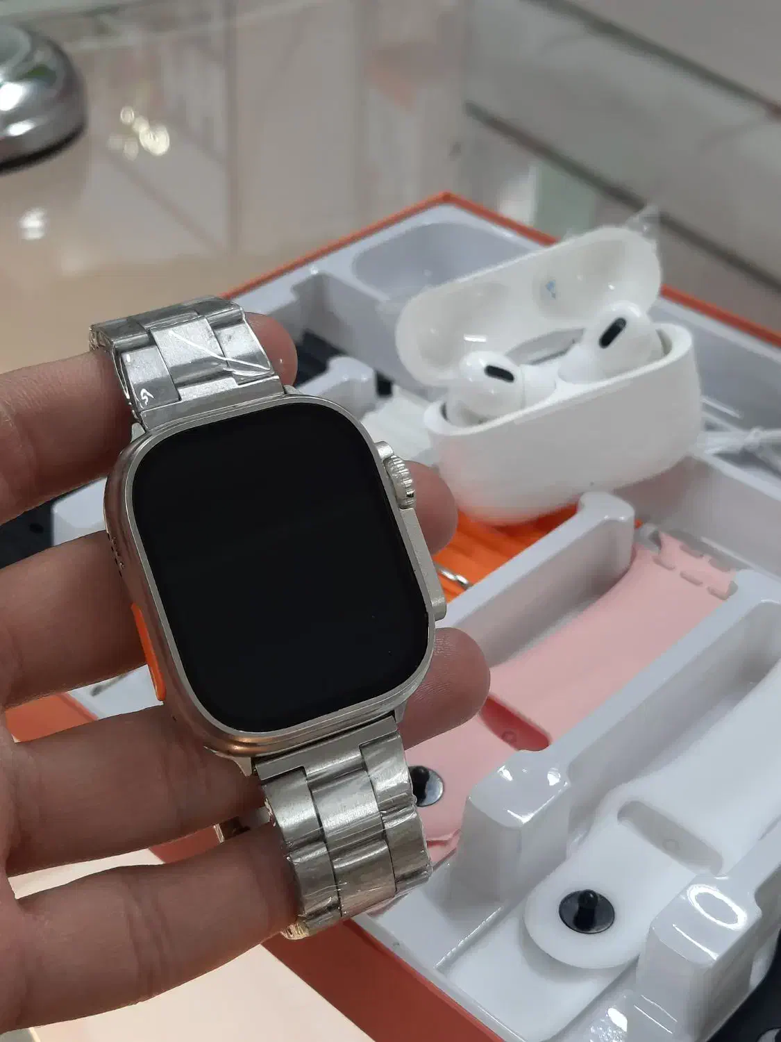 اپل واچ ساعت هوشمند ۷بند+ایرپادپرو/اولترا واچ|ساعت|کرج, خرمدشت|دیوار