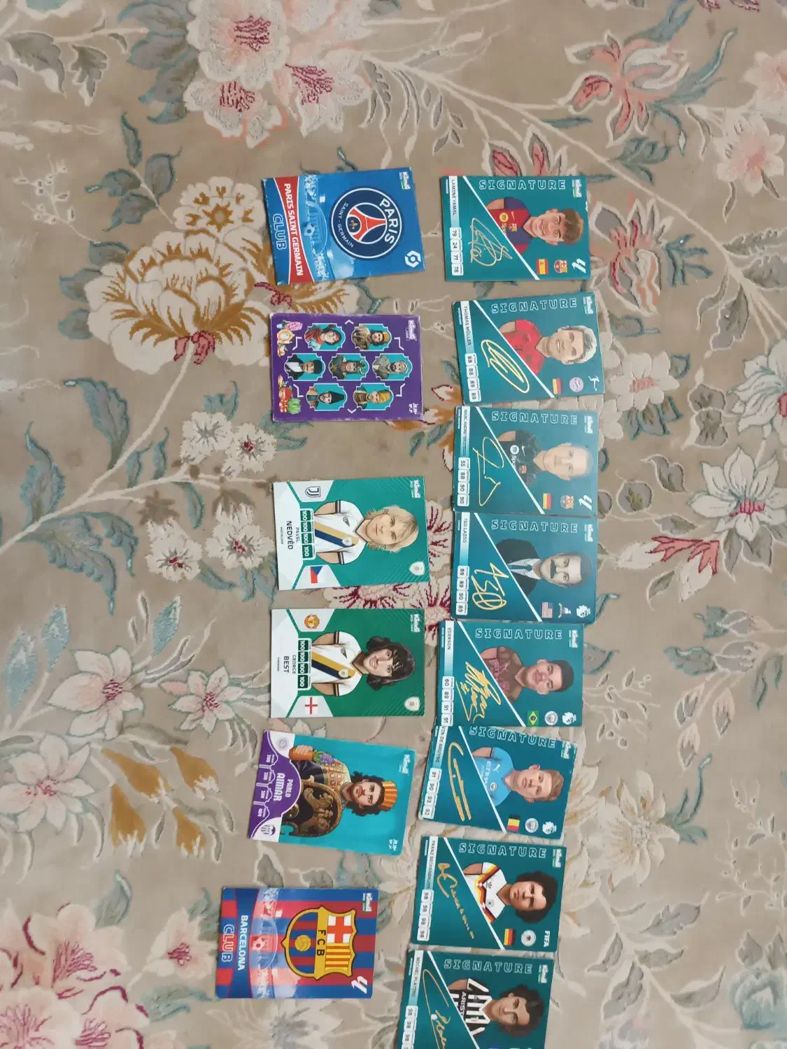 ۹عدد کارت امضا ۲عددکلاب ۲عددنوروزی ۲عددبالون دور|کلکسیون و سرگرمی|آران و بیدگل, |دیوار