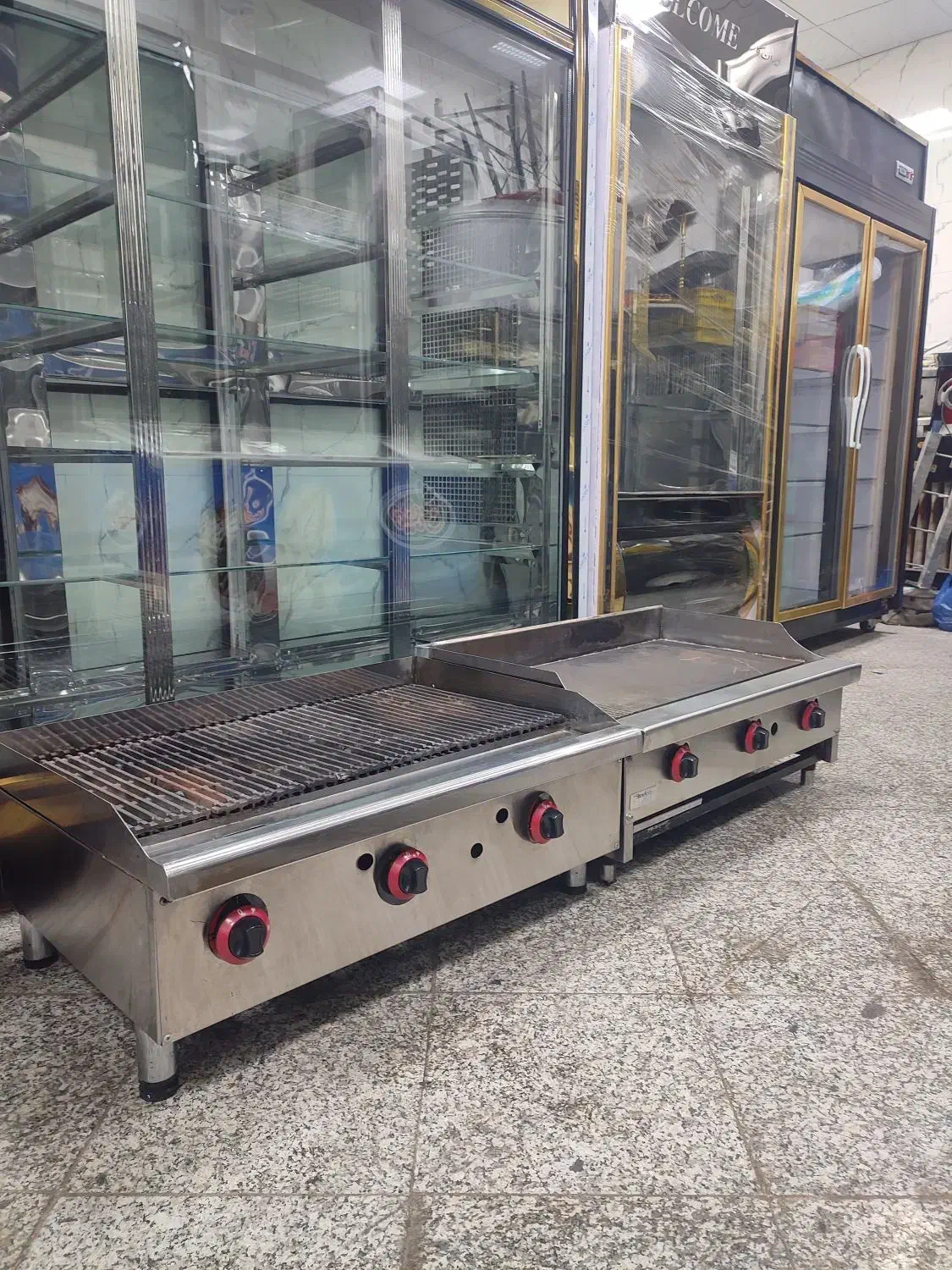 گریل روغنی و زغالی 90سانتی در حدنو|کافی‌شاپ و رستوران|نسیم‌شهر, |دیوار