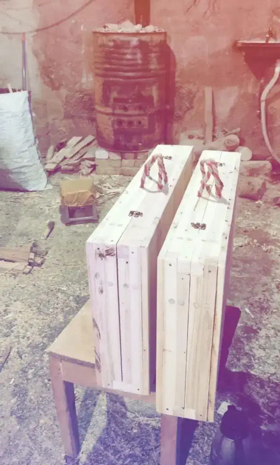 کرسی چوبی کریستالی سفارشی با ضخامت بسیار بالا فول|بخاری، هیتر، شومینه|تهران, شهید رجایی|دیوار