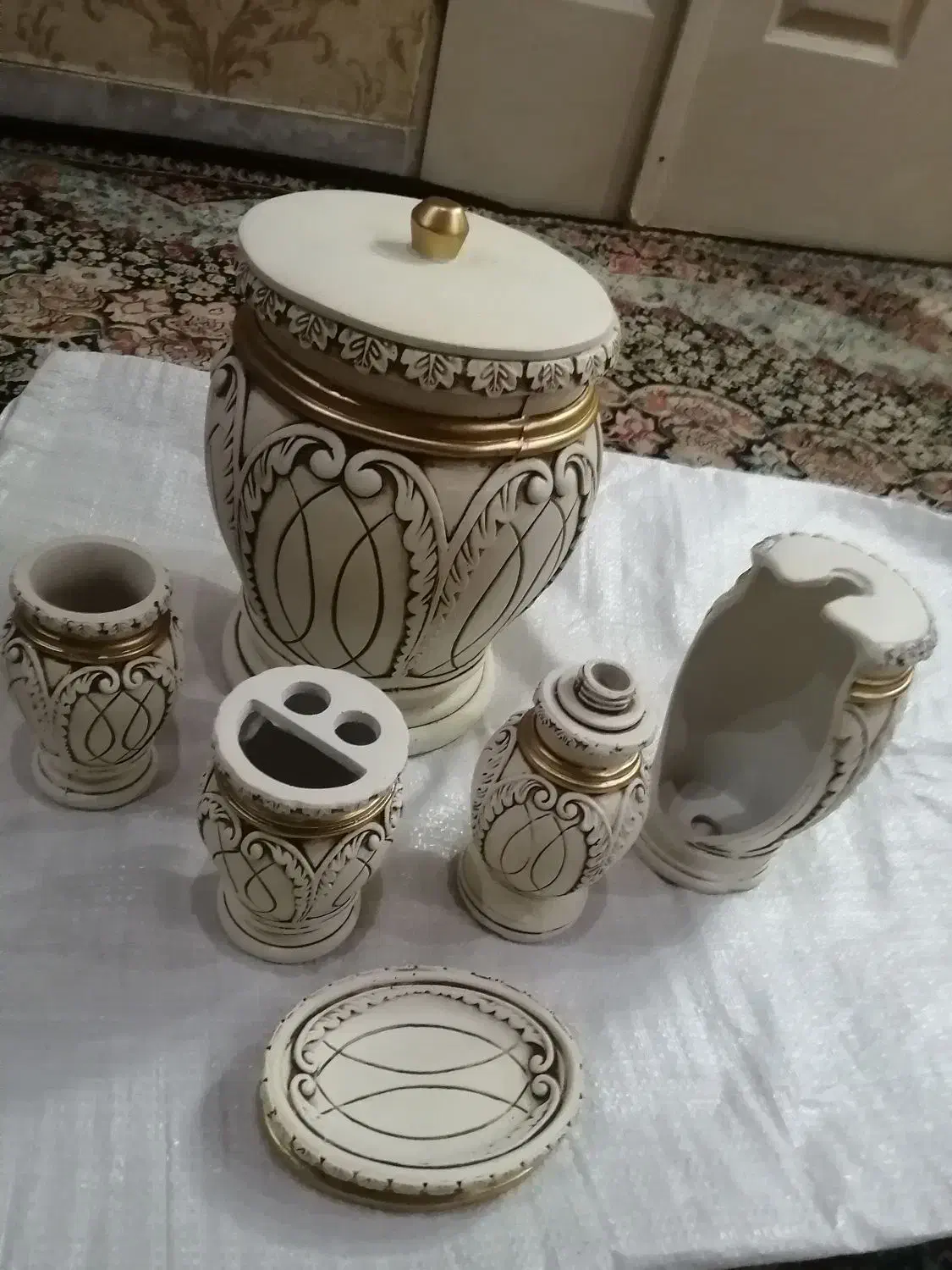 سرویس دستشویی اکبندوظرف|لوازم سرویس بهداشتی|گرگان, |دیوار