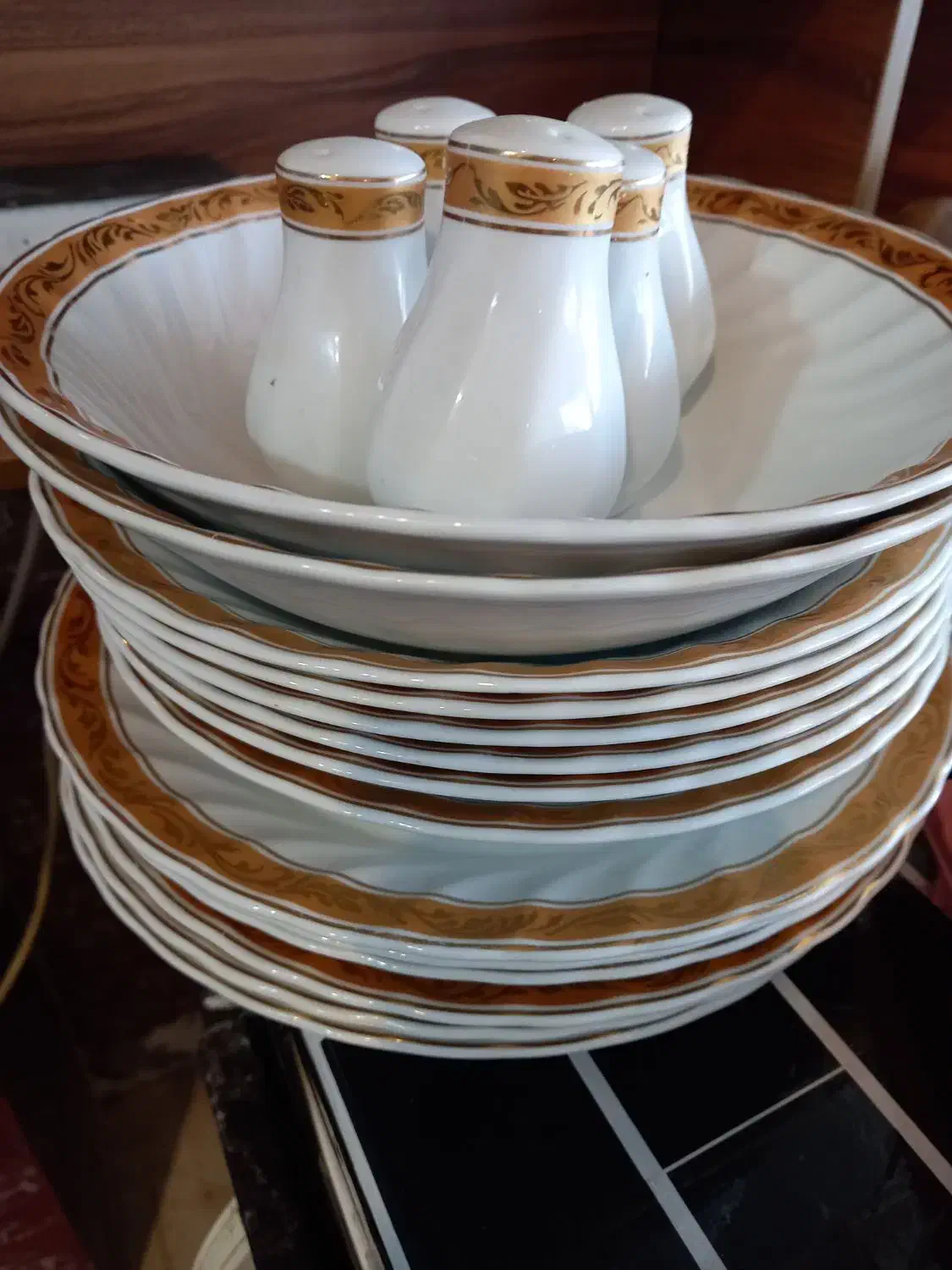 سرویس چینی رویال ۶ نفره|ظروف سرو و پذیرایی|قائم‌شهر, |دیوار