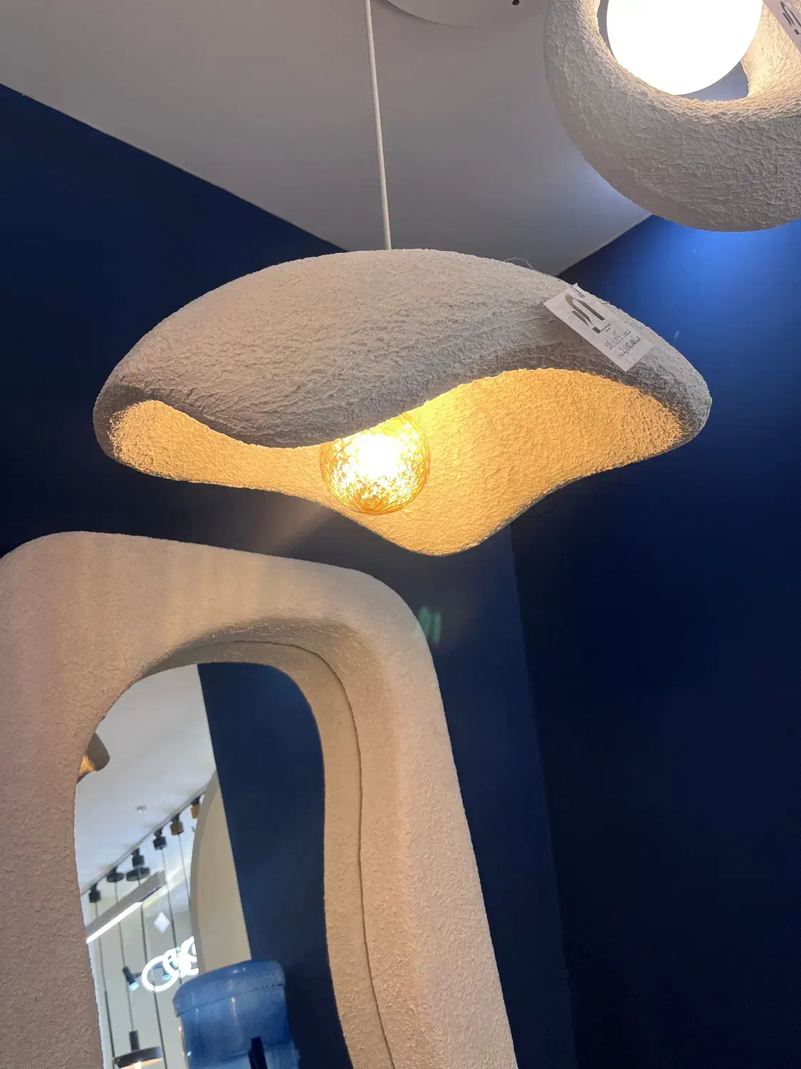 چراغ آویز پاپیه ماشه مینیمال|لوستر و چراغ آویز|اصفهان, چرخاب|دیوار