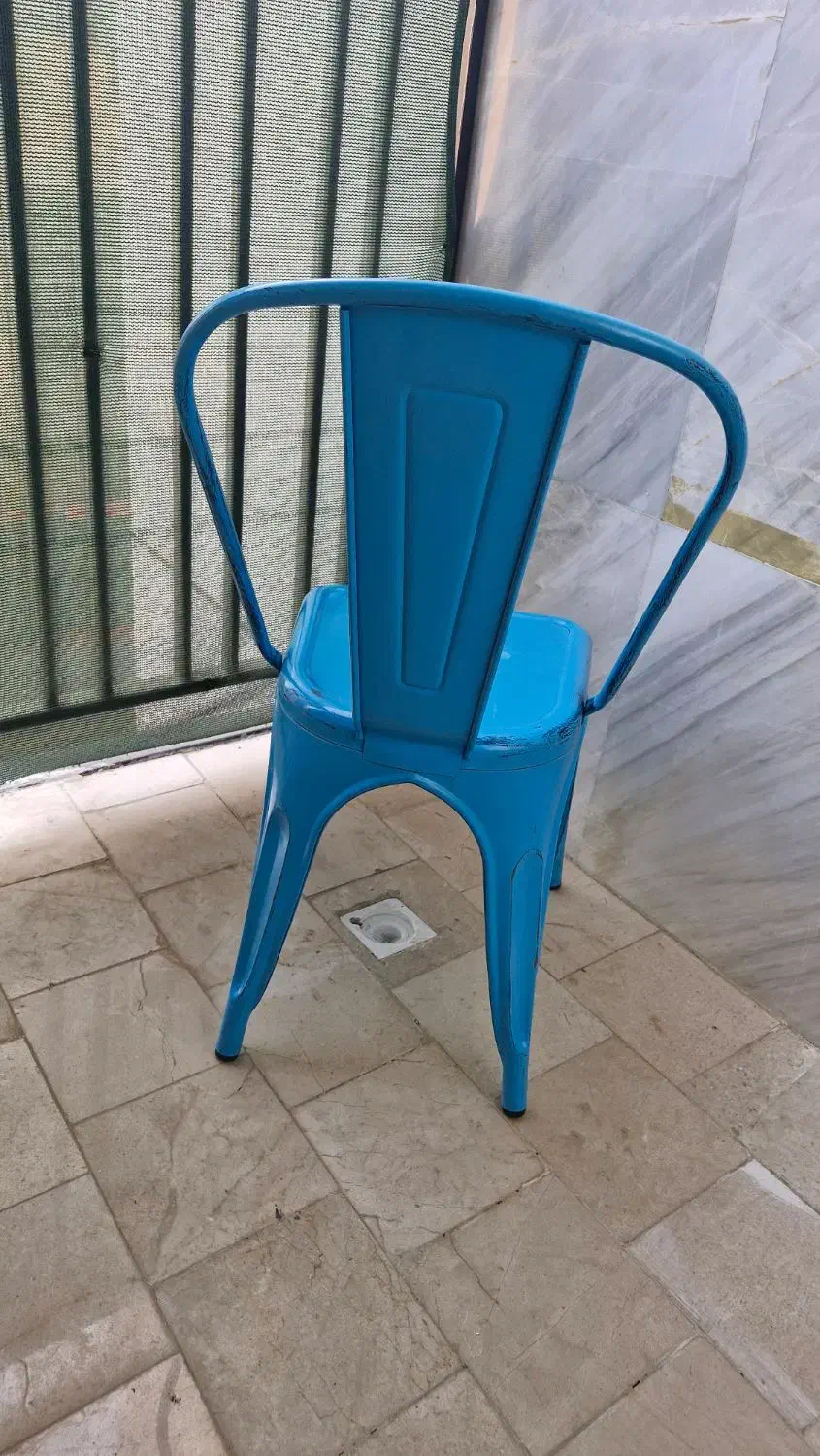 صندلی فلزی تولیکس آبی|صندلی و نیمکت|کرج, گوهردشت|دیوار