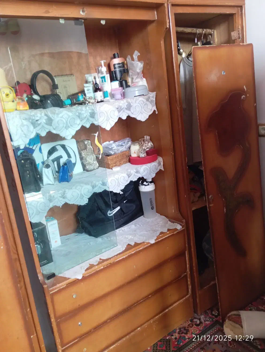 کمد لباسی|جاکفشی، کمد، دراور|جیرفت, |دیوار