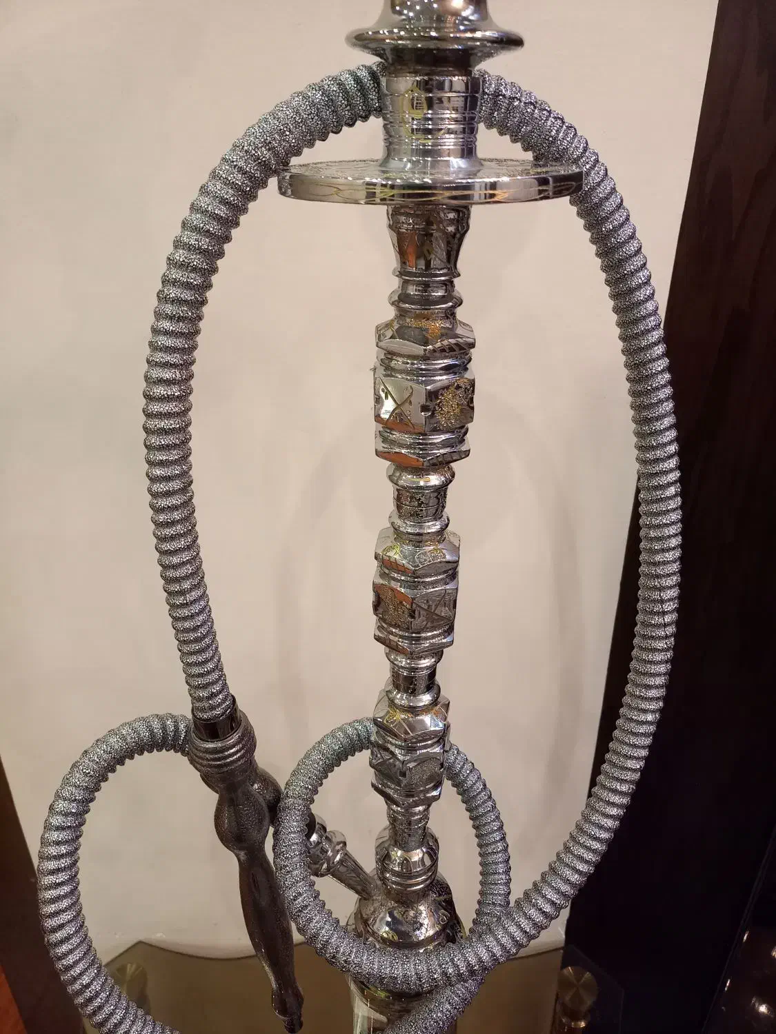 قلیان برنجی اصل بزرگ|کلکسیون اشیاء عتیقه|مشهد, آزادشهر|دیوار