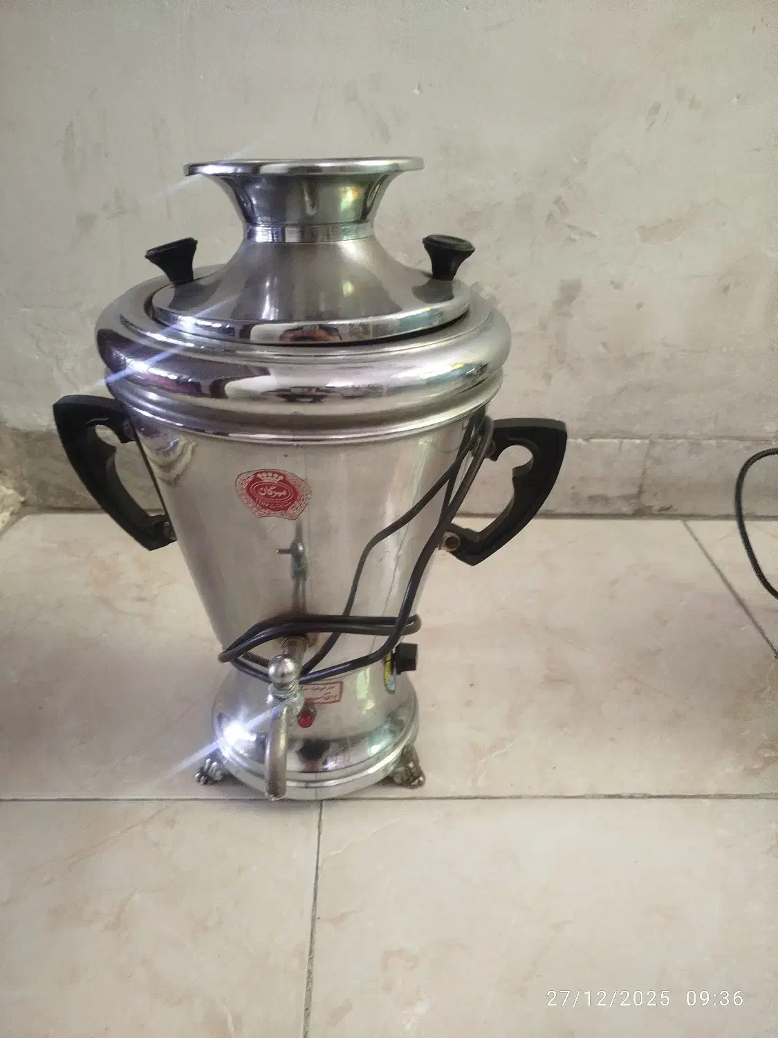 سماور برقی|سماور، چای‌ساز، قهوه‌ساز|سمنان, |دیوار