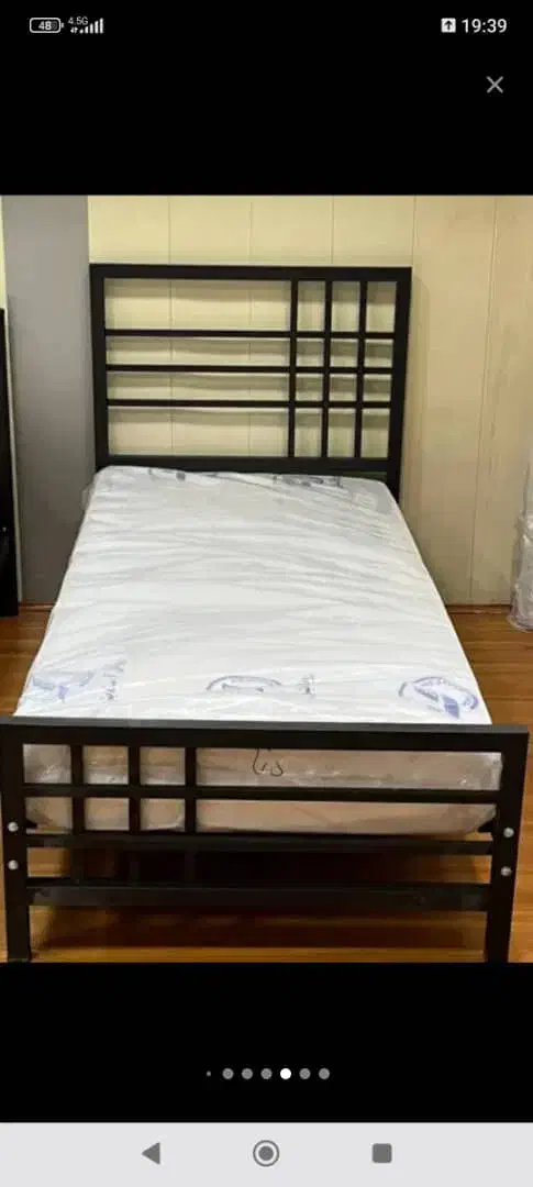 فلزی چوبی تک نفره و دونفره|تخت و سرویس خواب|تهران, نعمتآباد|دیوار