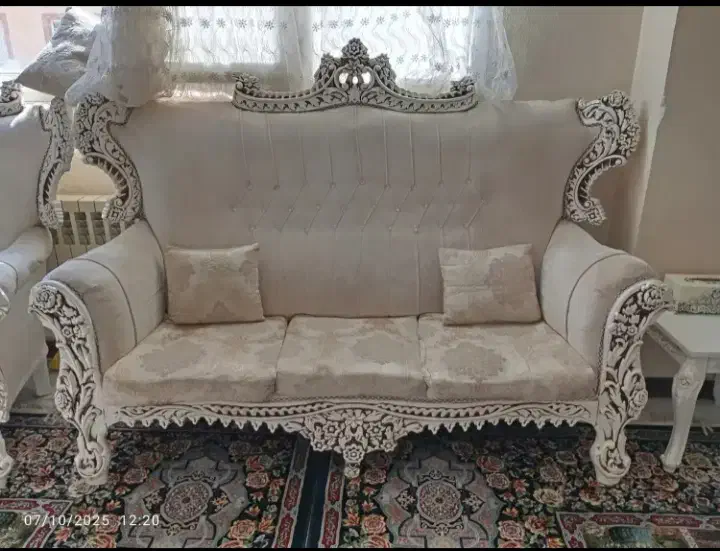 مبل هفت نفره|مبلمان خانگی و میز عسلی|هشتگرد, شهرک ارم غربی|دیوار