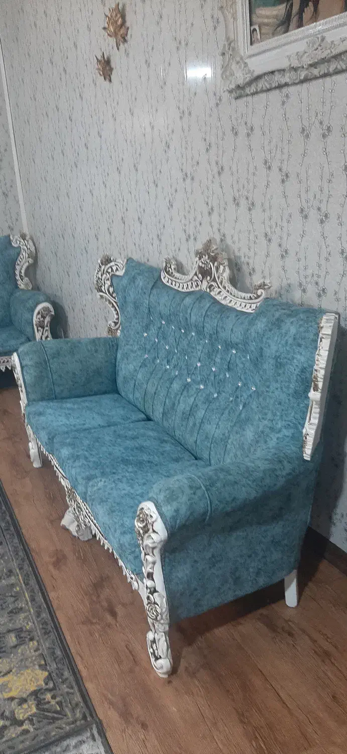مبل ۷نفره سالم و کم کارکرد|مبلمان خانگی و میز عسلی|دماوند, دماوند|دیوار