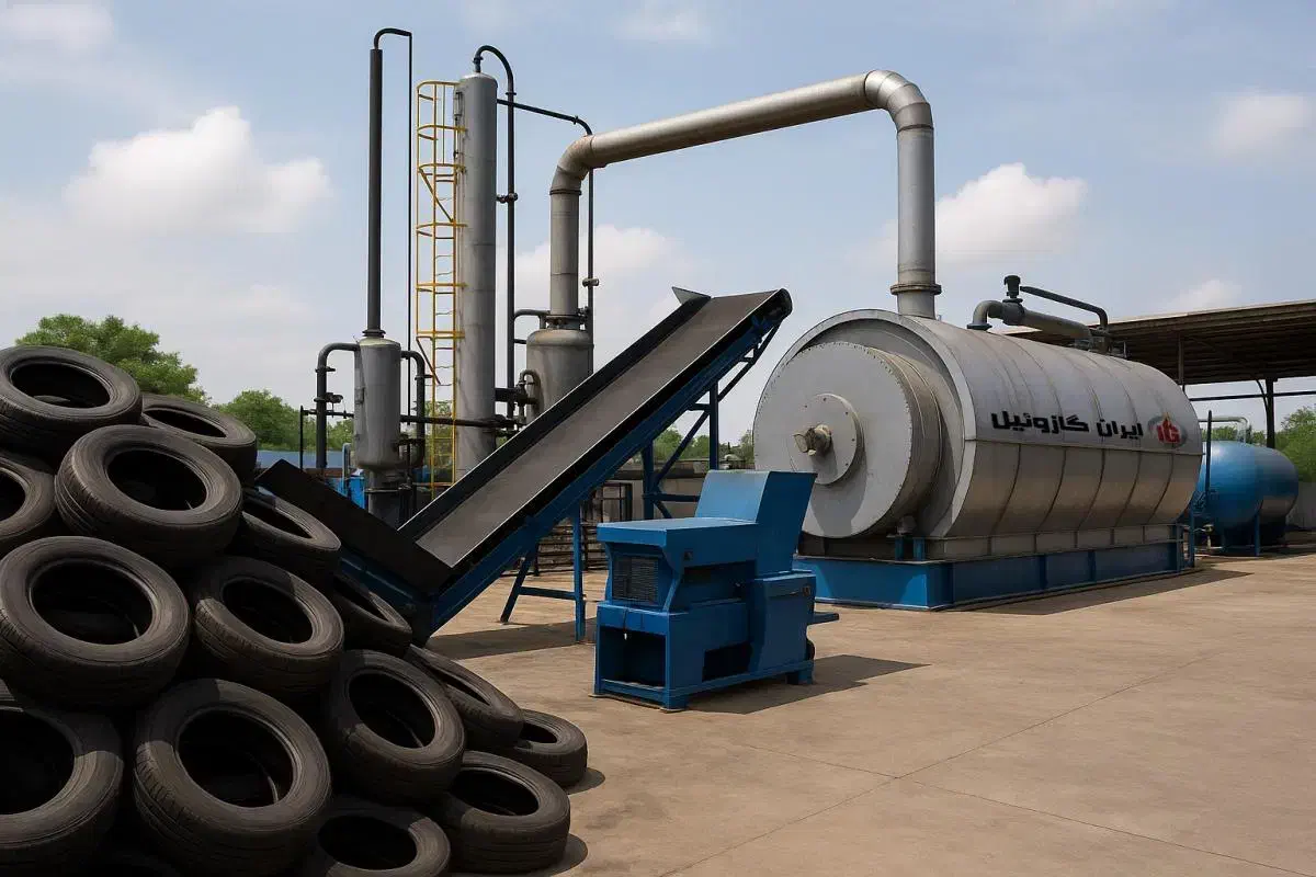 دستگاه تبدیل ضایعات به گازوئیل . پیرولیز|ماشین‌آلات صنعتی|شیراز, شهرک گلها|دیوار