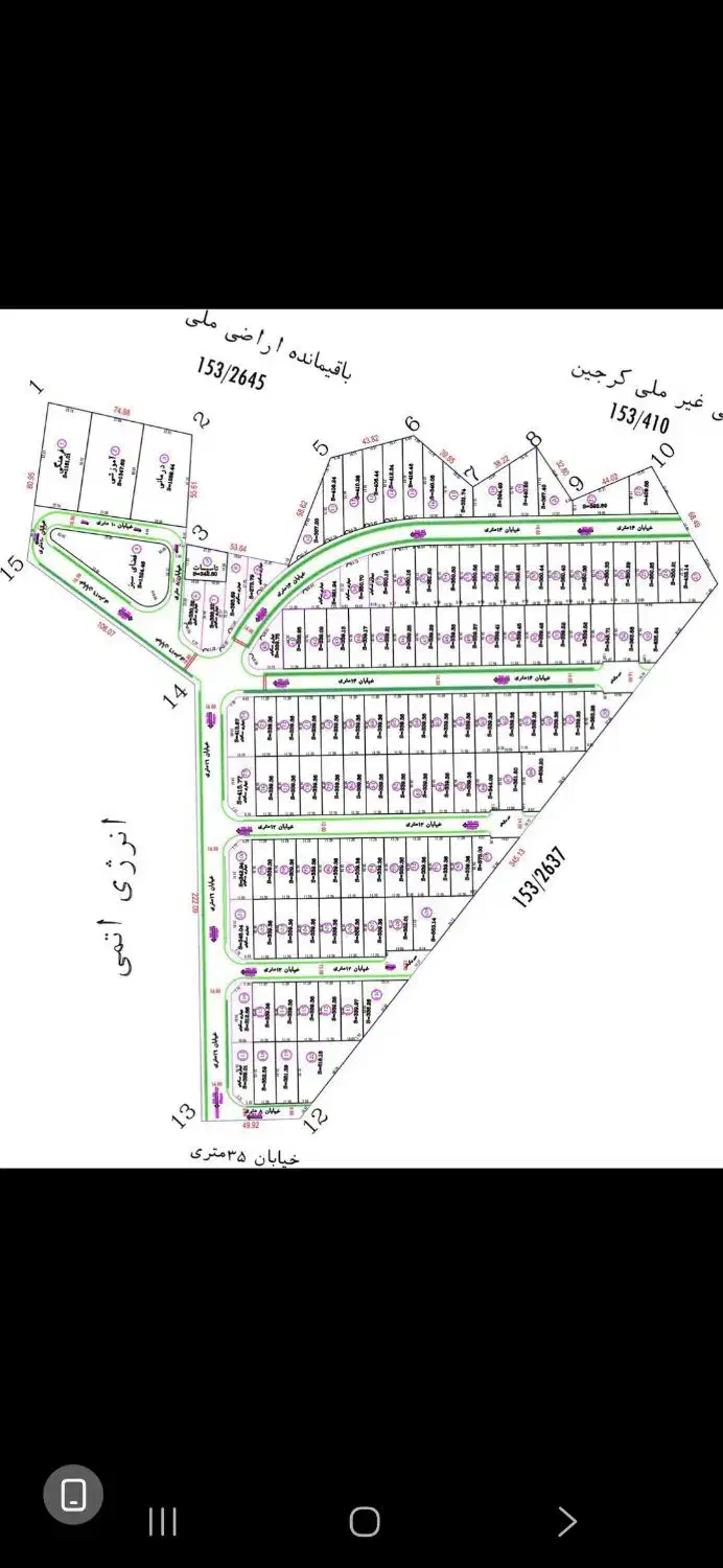 نیم دانگ زمین تجاری مسکونی معراج ۲ (گوهردشت)|فروش زمین و ملک کلنگی|کرج, دانشگاه پیام نور|دیوار