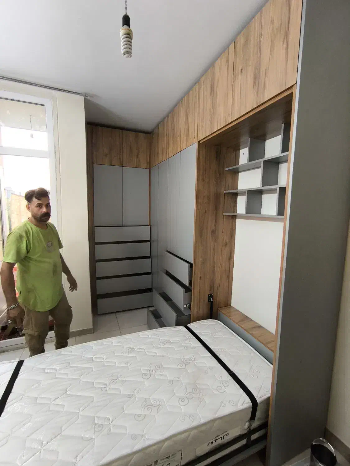 تخت تاشو|تخت و سرویس خواب|قرچک, باقرآباد|دیوار