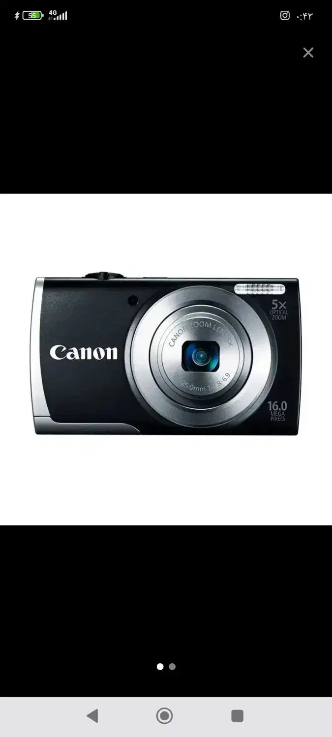 دوربین canon اصل|دوربین عکاسی و فیلم‌برداری|قروه, |دیوار