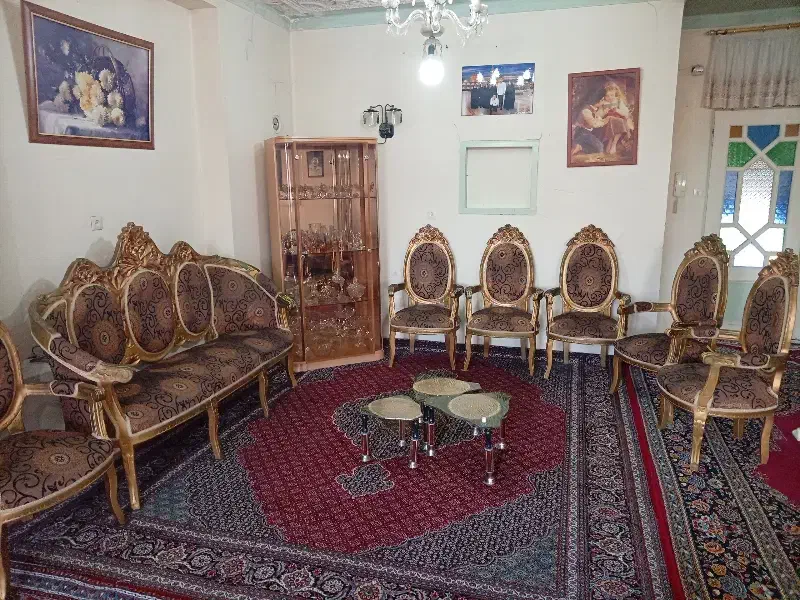 مبل 9 نفره به همراه عسلی|مبلمان خانگی و میز عسلی|زنجان, |دیوار