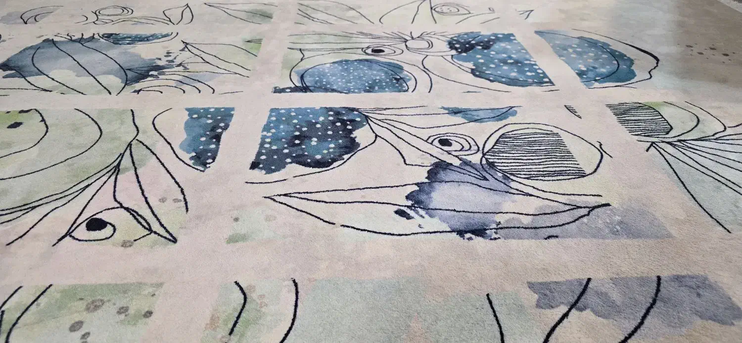 فرش بسیار شیک و زیبا|فرش|کرمان, |دیوار