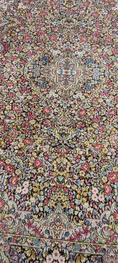 یک جفت قالی سه در چهار راوری پرنقش هشتادجفت|فرش|کرمان, |دیوار