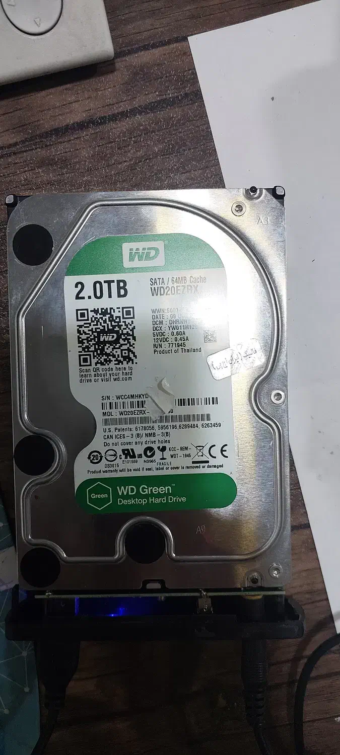 هارد دو ترا سبز استوک|قطعات و لوازم جانبی رایانه|تهران, فلسطین (میدان انقلاب)|دیوار